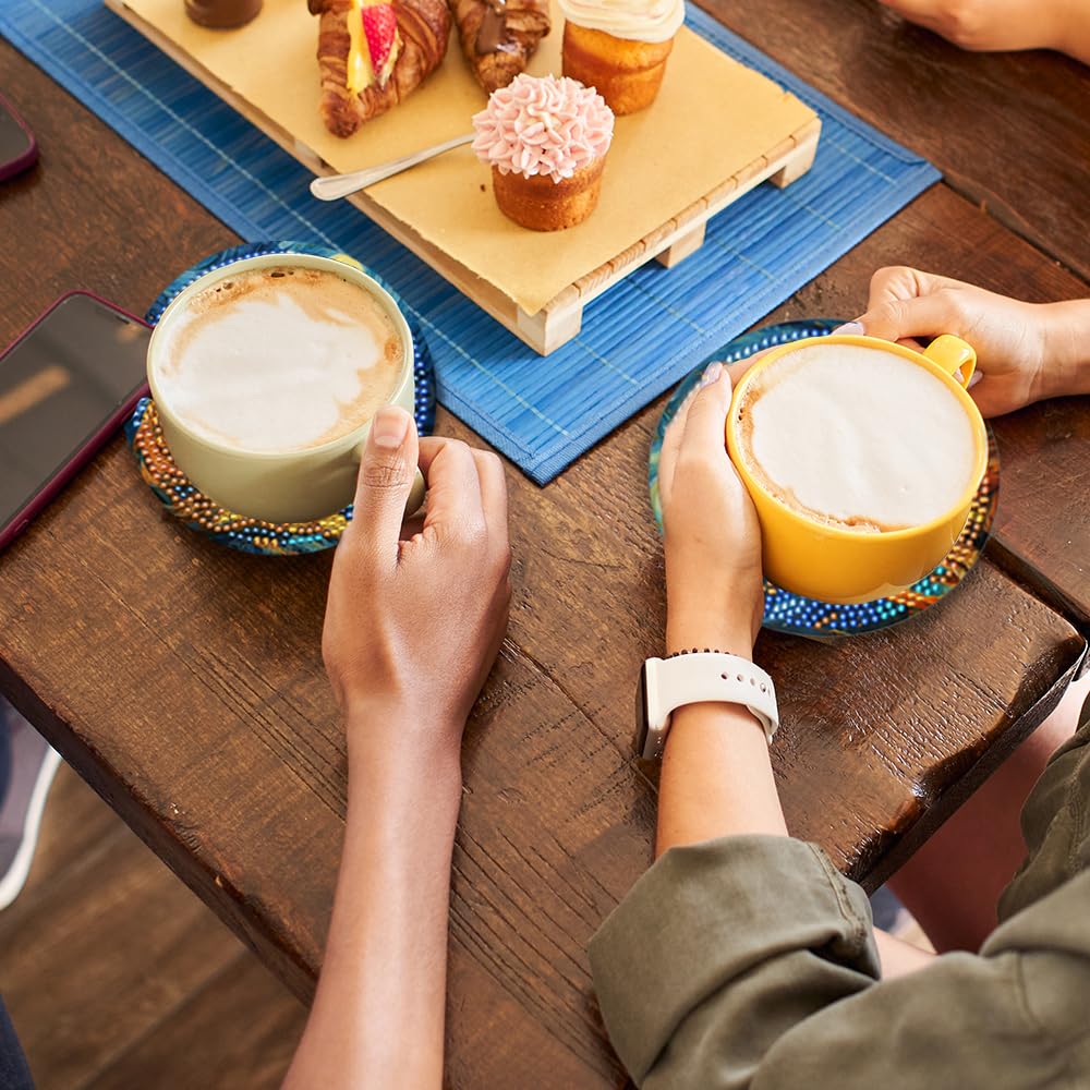 Diamond Painting Untersetzer Set - 8 Stück Mit Halter & Zubehör