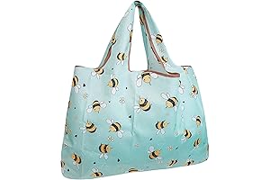 allydrew Large Foldable Tote, the Bumble Bee of Grocery Bags