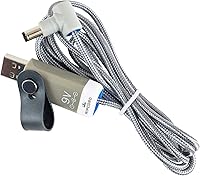 Vista 1 de myVolts Ripcord - Cable de alimentación USB a 9 V CC compatible con cámara TP-Link Tapo TC70