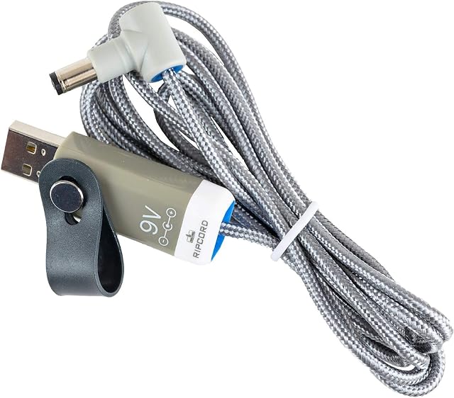 MyVolts Ripcord - USB to 9V DC power cable compatible with the Korg Volca Keys Synth