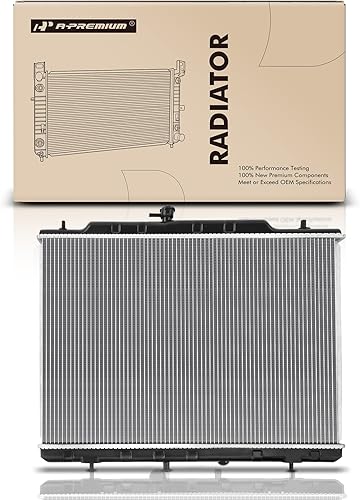 Miniatura 8 de A-Premium Conjunto de radiador de refrigerante del motor compatible con Nissan Rogue 2008-2013, Rogue Select 2014-2015, X-Trail 2013, L4 2.5L,
