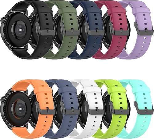 Correa de silicona suave de 0.866 in compatible con LG G Watch W100R W110Urbane W150Zenwatch correas deportivas de repuesto de liberación rápida