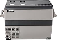 Vista 8 de VEVOR 12 Volt Refrigerator, 48 Quart (45L) Fast Cooling Portable Freezer with App Control (-4℉~68℉), Car Fridge with 12/24v DC & 110-240v AC for