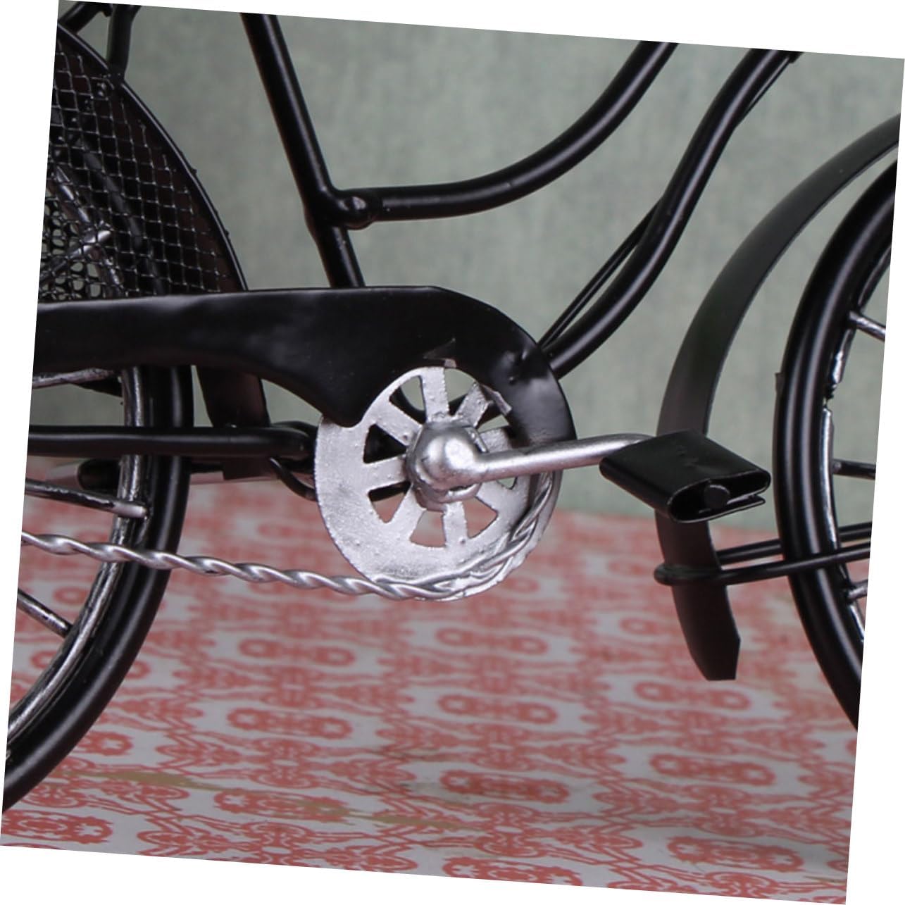 Creative Retro Iron Bike Model Sculpture for Home Office Decor Desktop Ornament Unique Birthday Gift Black