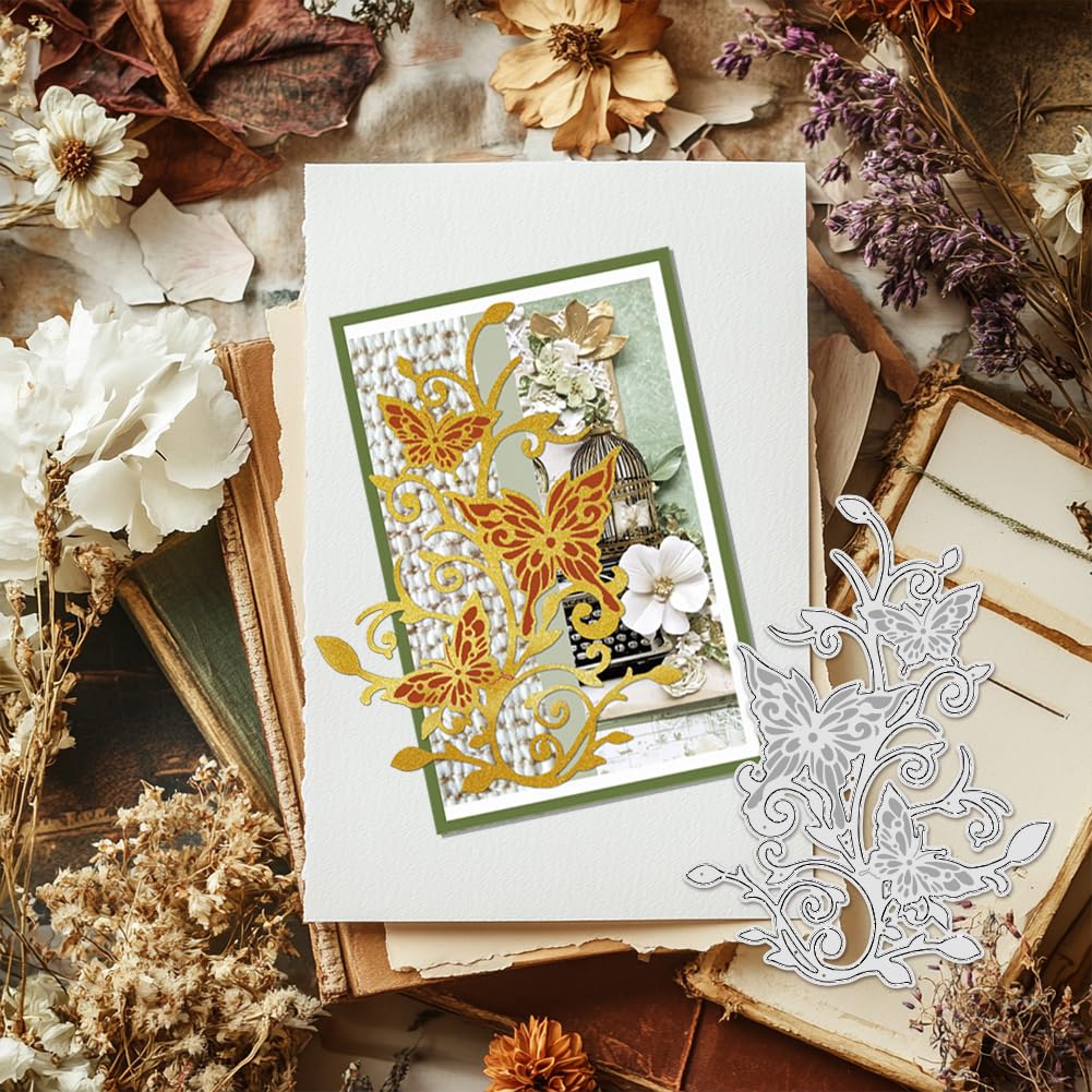 Stampo Per Taglio In Metallo A Farfalla Album Per Scrapbooking Fai Da - Foto 13