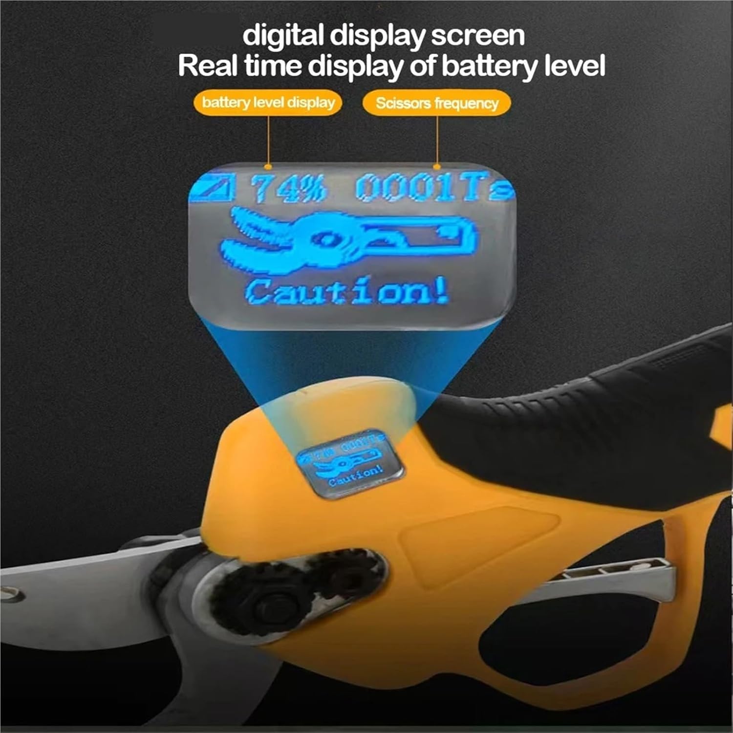 Pruning Shears, Brushless Electric Pruning Shears Garden Tools Pruner Cordless Scissors Fruit Tree,for Garden