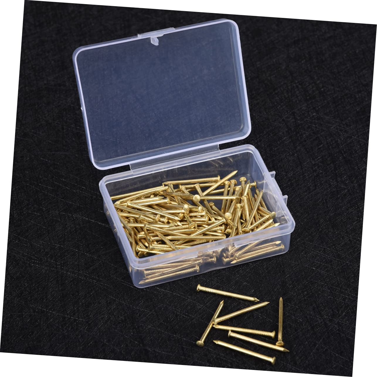 OSALADI 2sets Metal Photo Frame Fixing Nails DIY Picture Hooks Woodworking Nails for Wall Decor 300pcs*2