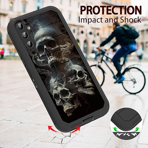 Miniatura 9 de FGDRFGRW Funda diseñada para Galaxy S24 Ultra de 6.8 pulgadas, resistente, resistente y duradera, a prueba de golpes, híbrida de doble capa, carcasa