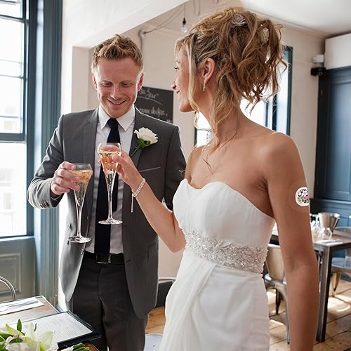 Miniatura 7 de G7 - Juego de 40 parches adhesivos y calcomanías impermeables, cubiertas de sensor de estelo, hipoalergénicas, sin látex, cinta transparente CGM