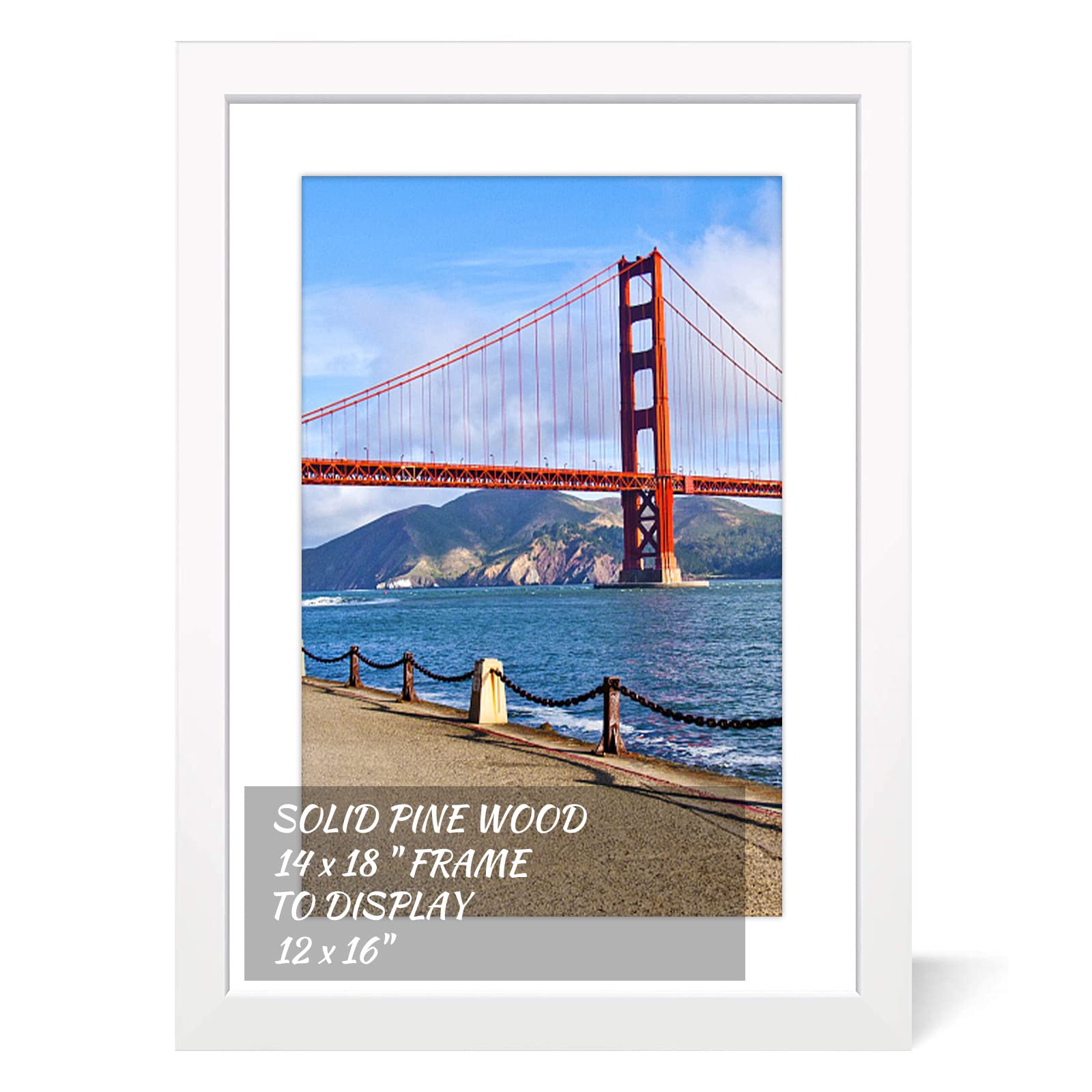 POUYCIW 14x18 Wood Picture Frame