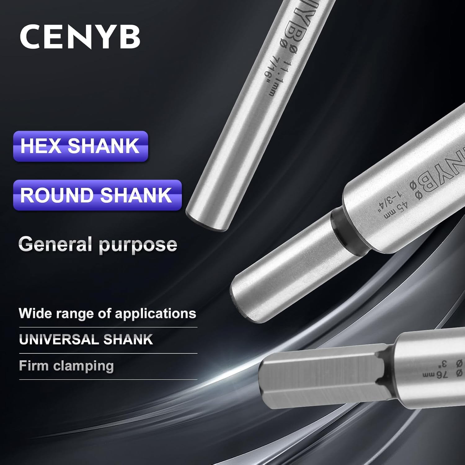 55.6mm | 2-3/16inch Carbide Forstner bit, 2.0mm Thickness of YG8 Carbide, Woodworking Hinge Cutter Tool Kits for Wood, Plywood and Plastic by CENYB