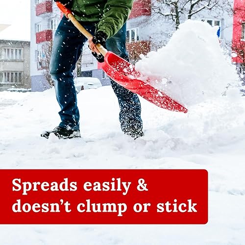 Vista 8 de Derretimiento de hielo de alta calidad, azul (bolsa de 50 libras), derretidor de hielo de acción rápida de grado industrial para aceras, entradas