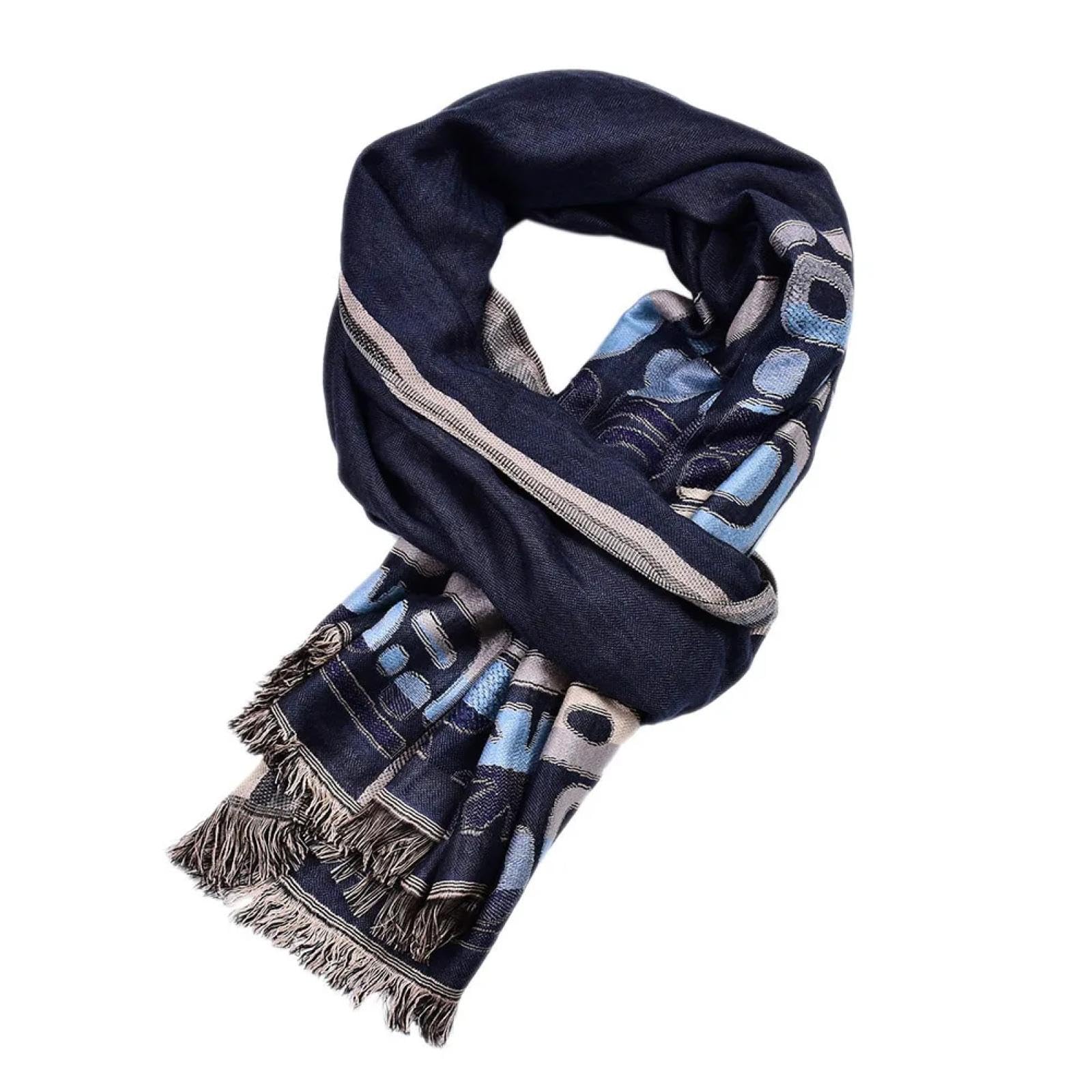 Schals Tücher Halstuch Scarf Herrenschal Im Ethnischen Stil, Garngefärbt, Für Den Winter, Warm, Aus Baumwolle Und Leinen, Gebürsteter Halstuch, Foulard Für Männer