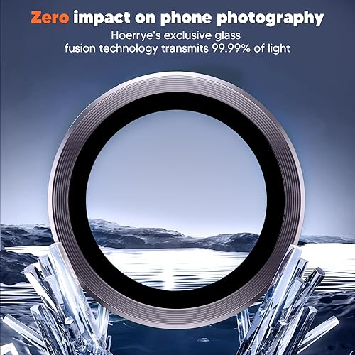 Miniatura 39 de Hoerrye Protector de lente de cámara para Samsung Galaxy S24 Ultra, compatible con fundas, protector de pantalla de vidrio templado Ultra-HD 9H