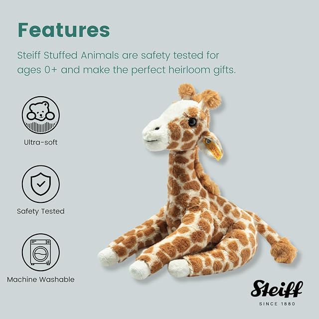 Foto 6 de 7 de Steiff Gina Giraffe 067631 - Peluche de Jirafa (25 cm), Color marrón Claro