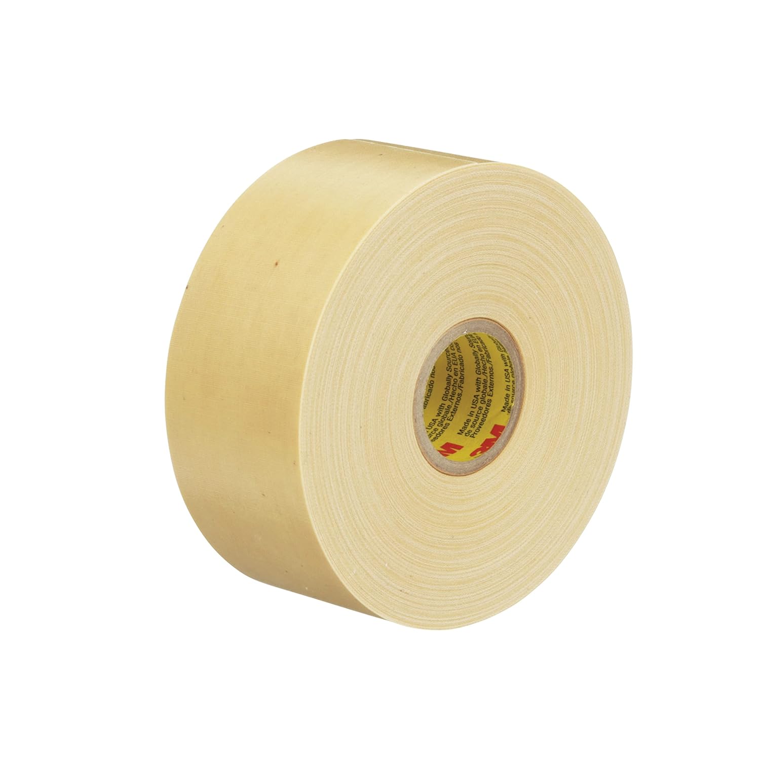 3M Scotch Varnished Cambric Tape 2520, 1-1/2 in x 36 yds, 6 rolls/carton, Yellow