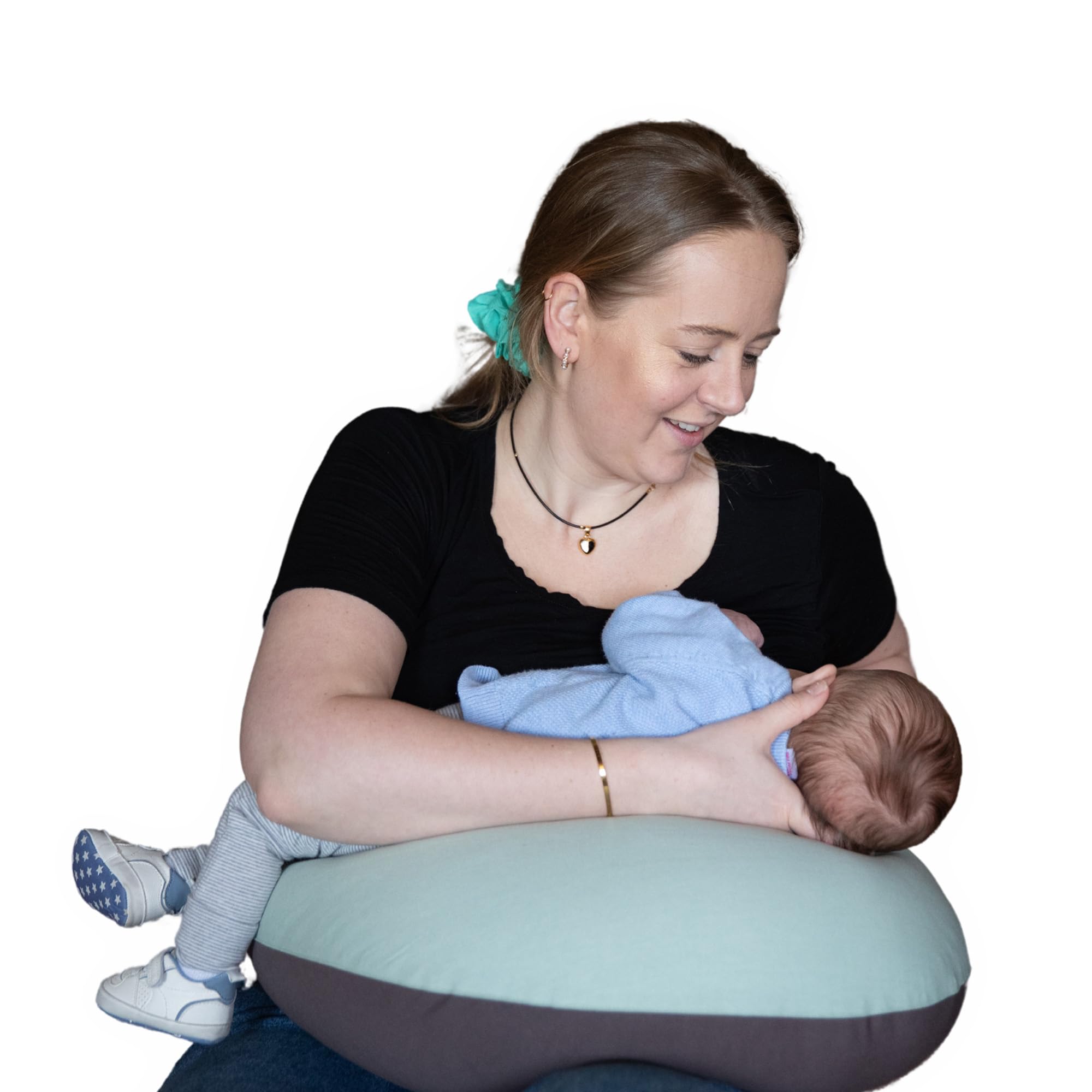 Coussin allaitement dehoussable pour soulager le dos de maman
