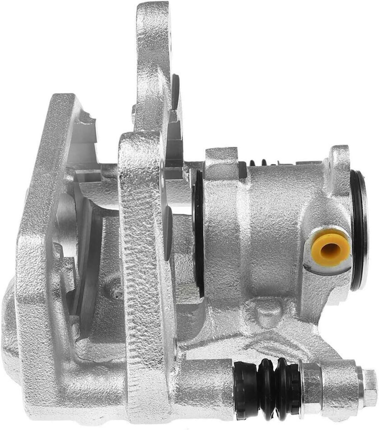 Detroit Axle - 2pc Rear Brake Calipers for 2014-2021 Jeep Cherokee Disc Brake Calipers w/Brackets 2015 2016 2017 2018 2019 2020 Replacement Assembly - [Models w/Dual Piston Front Caliper]