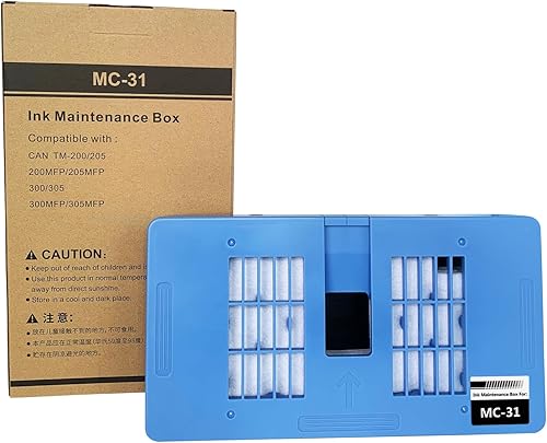 Miniatura 8 de Cartucho de mantenimiento MC-31 de repuesto para impresoras Canon Imageprograf TM-200 TM-205 TM-300 TM-305 TM-5200 TM-5205 TM-5300 TM-5305,