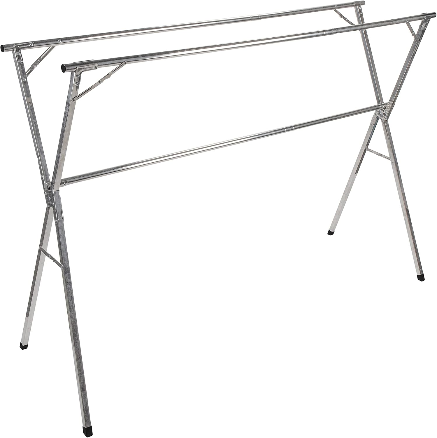 Camco Portable Clothes Drying Rack Features 3 Horizontal