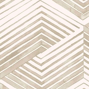 Nicole Miller New York Geo Movement Twine Peel & Stick Wallpaper