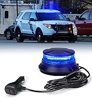 Vista 9 de Xprite Luz de Baliza LED Giratoria, Luces Estroboscópicas Súper Brillantes de 4.5 Pulgadas para Montacargas con Base Magnética para Camión