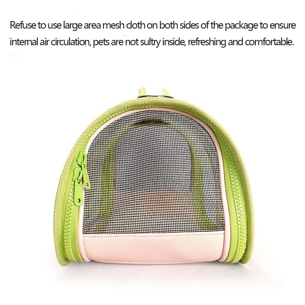 HLD Zaino per Animali Domestici,Zaino per Animali Domestici con Una Sola Spalla - Borsa per Animali Domestici Pieghevole Facile - Borsa per Animali Domestici Panoramica Trasparente