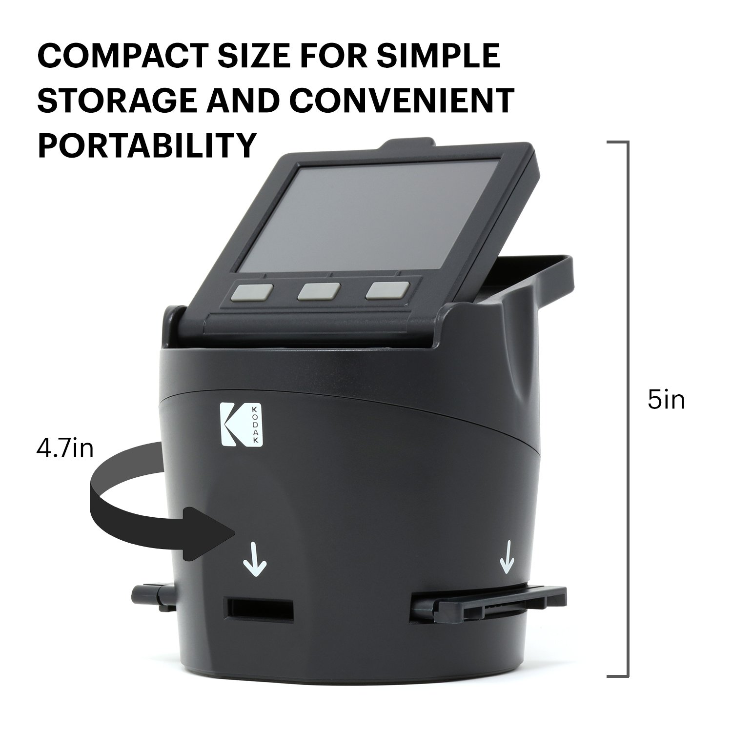 Kodak Digital Film Scanner, Converts 35mm, 126, 110, Super 8 and 8mm Film Negatives and Slides to JPEG Includes Large Tilt Up 3.5 LCD and EasyLoad Film Inserts 5 71LfdApFDAL. SL1500