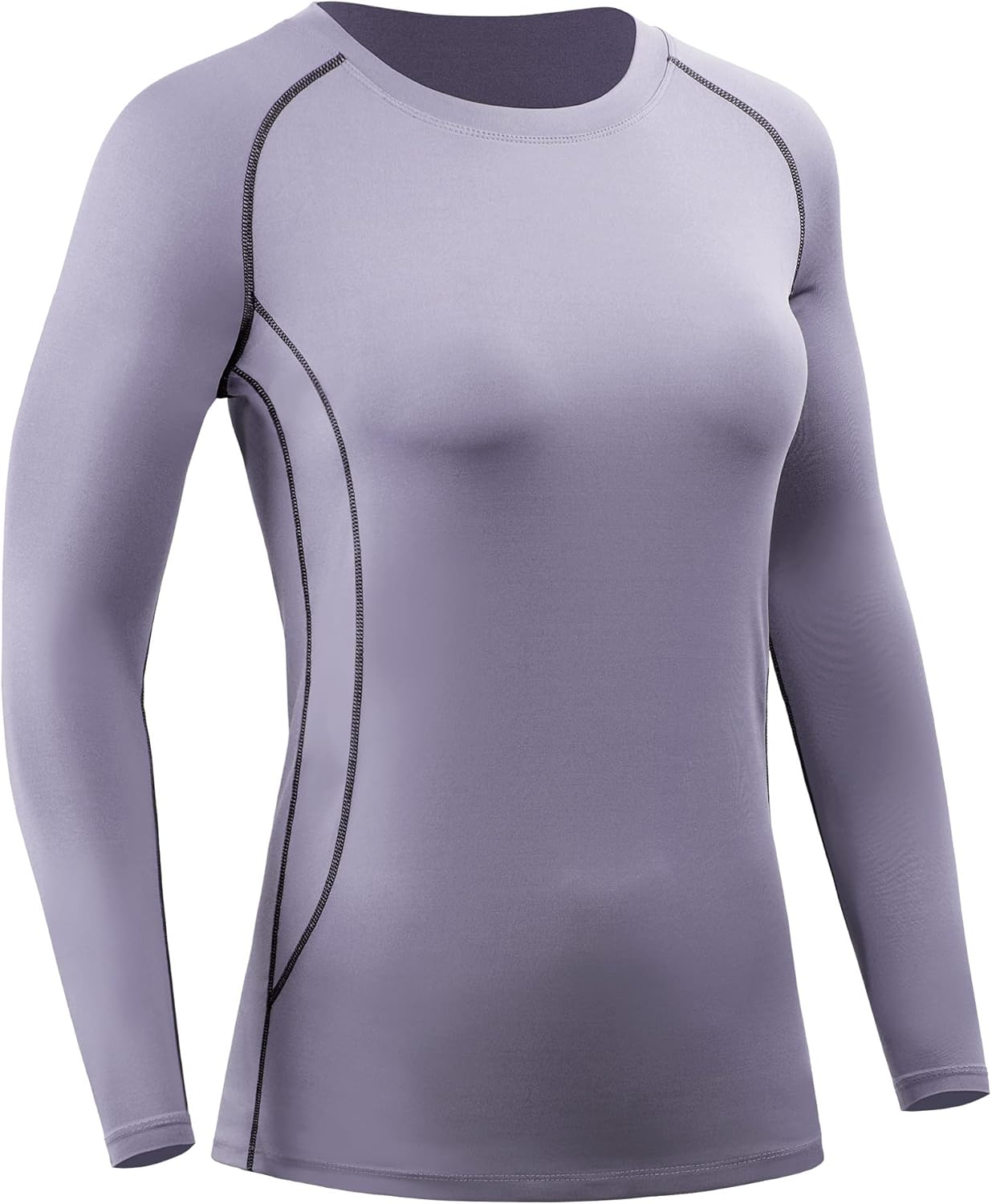 CADMUS 1 or 3 Pack Workout Long Sleeve Shirts for Women Dry Fit Compression Running Top - Image 5