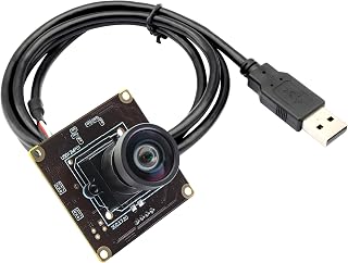 Svpro 12MP USB-Kameramodul, 4K 30fps Lightburn Kamera IMX577 1080P 120fps Hochgeschwindigkeitskamera mit M12 manuellem Fokusobjektiv Weitwinkel PC Kamera für Raspberry Pi,Linux,Windows,Android,Mac OS