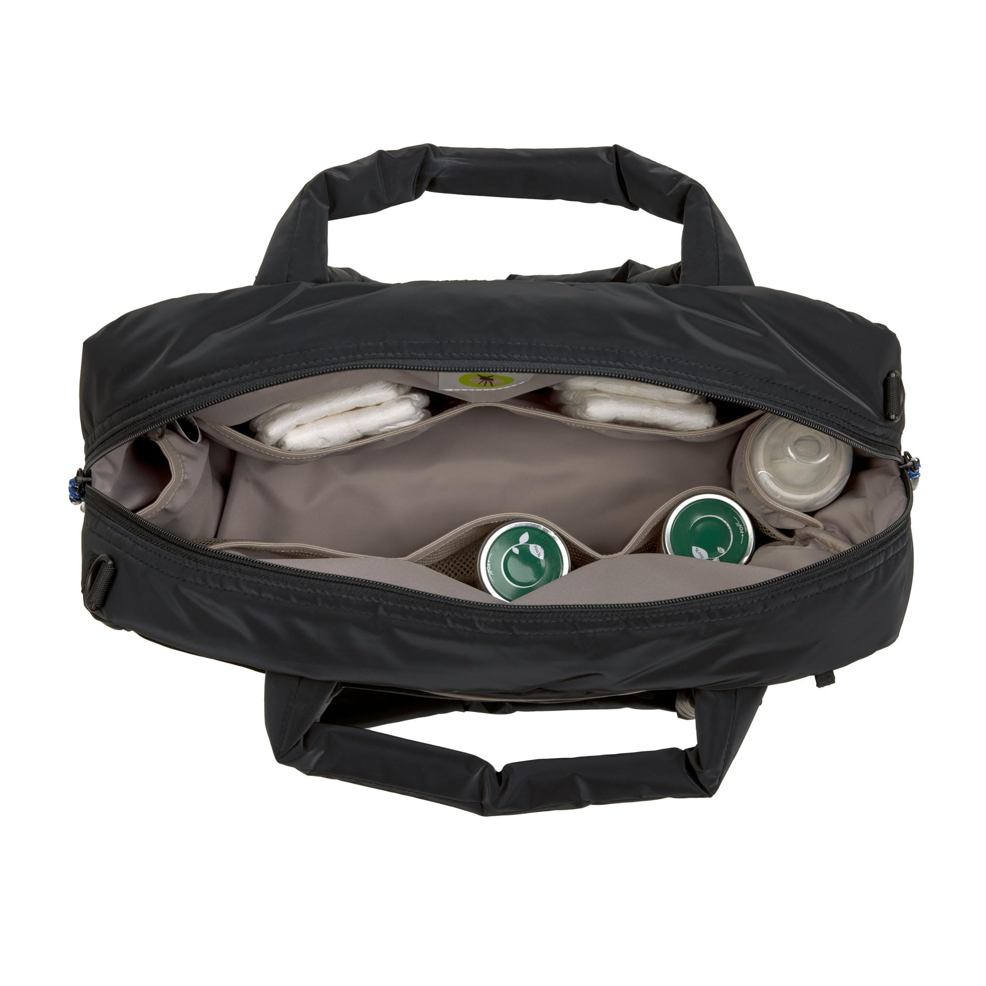LÄSSIG Borsa fasciatoio con maniglia di trasporto e fasciatoio, attacco per carrozzina, idrorepellente/GRE Everyday Bag