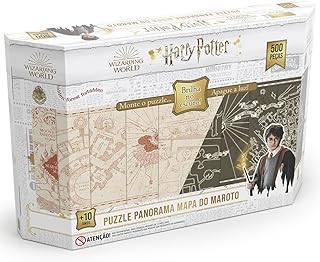 Quebra-Cabeça Panorâmico Harry Potter - Brilha no Escuro 500 peças
