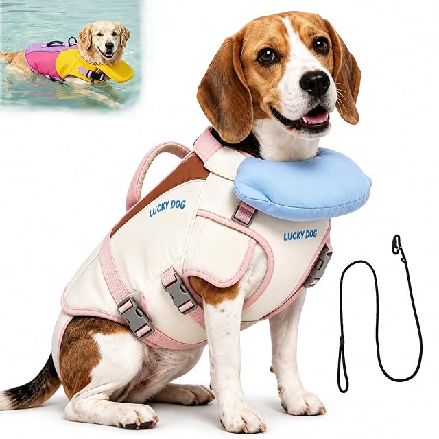 Chaleco Salvavidas para Perros con Soporte para la Barbilla