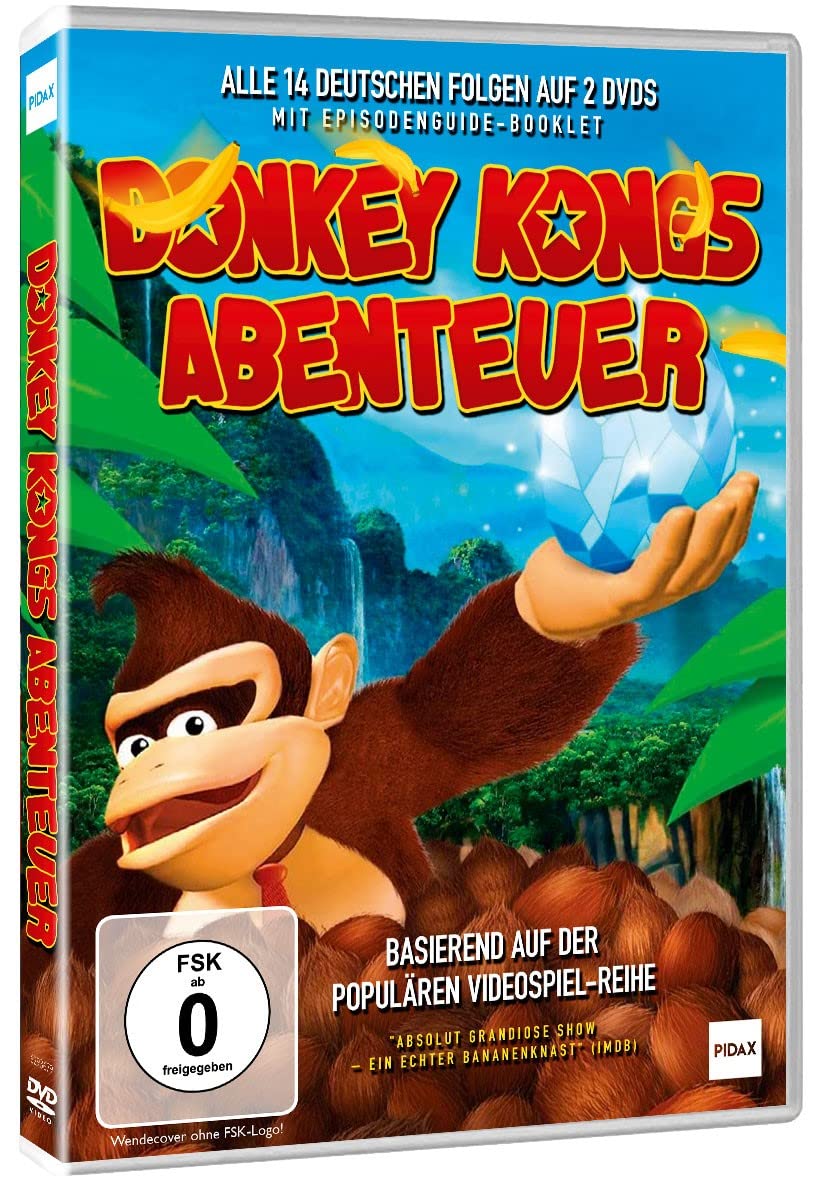 Donkey Kong`s Abenteuer (OT: Donkey Kong Country) Basierend auf dem populären Videospiel - Alle 14 deutsch synchronisierten Folgen der preisgekrönten Kultserie mit Episodenguide[2 DVDs]