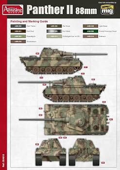 輸入品ミリタリー M1 Panther II 地雷除去仕様 他セット Amazon.com: Amusing Hobby 1/35 35A018 Panzerkampfwagen Panther II