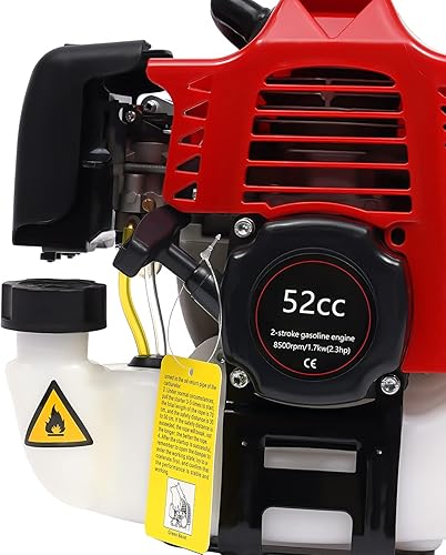Miniatura 9 de Barredora de gasolina 52CC 1000ML Herramientas de limpieza de escoba de mano 1700 W 2.3HP césped artificial cepillo de alimentación barredora