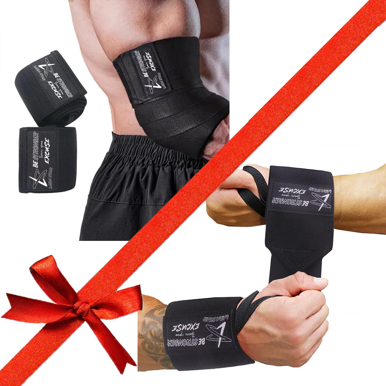 Wrist Compression Strap 2-Pack U2013 Unisex Support For Weightlifting & Tendonitis