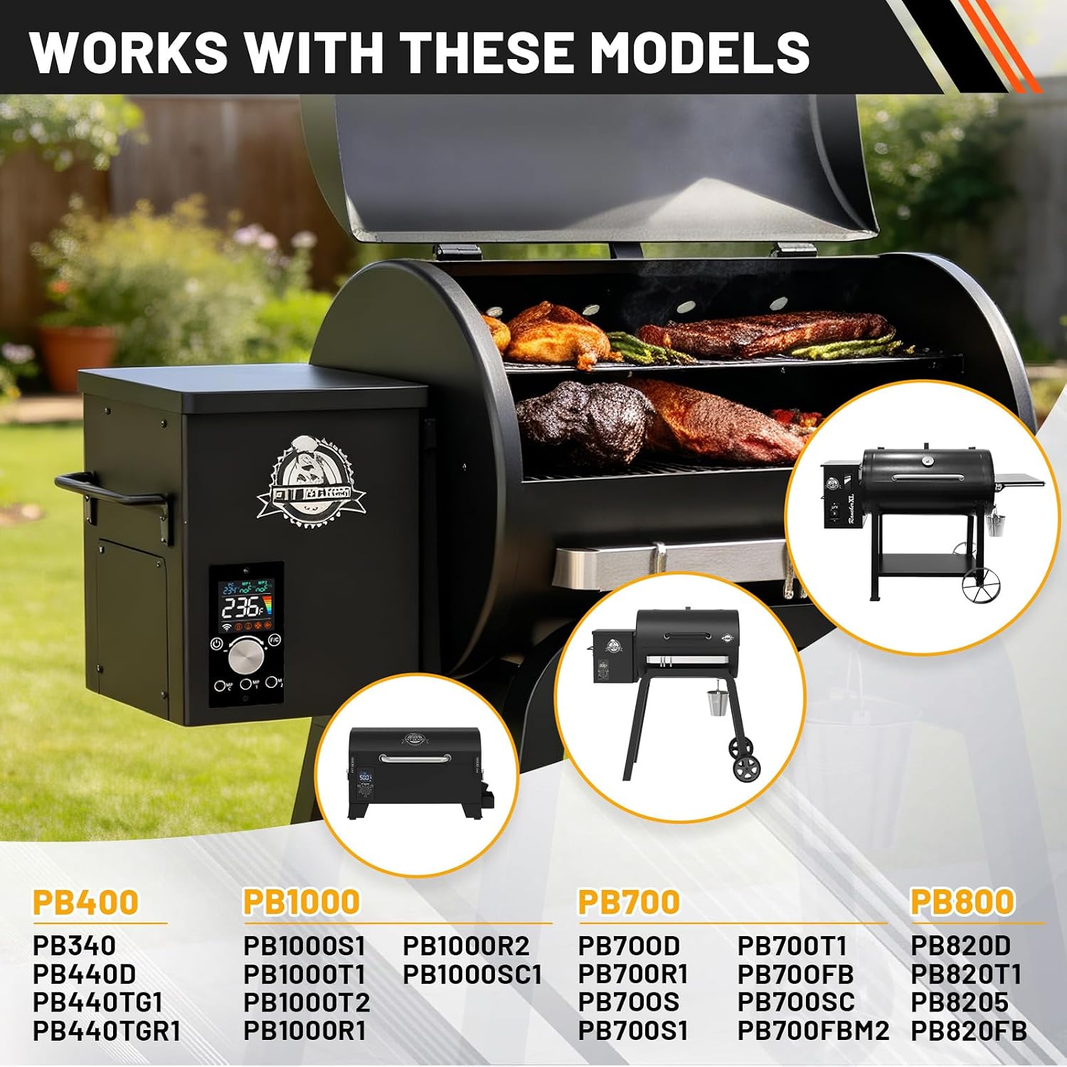 Universal WiFi Controller for Pit Boss Traeger Pellet Grills Control Board Panel Replacement Parts
