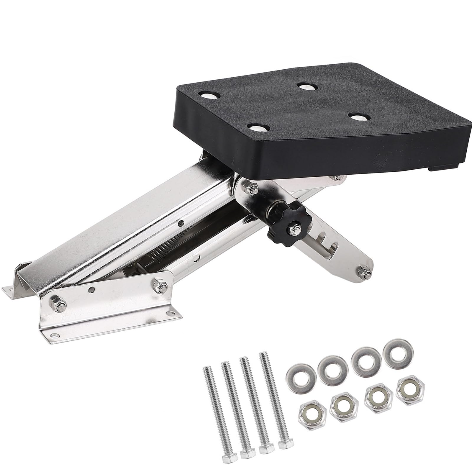 Wo Lai Gou Boat Outboard Motor Brackets, 304 Stainless Steel Adjustable Heavy-duty Transom Mount, Suitable For Engines Of Boats And Yachts