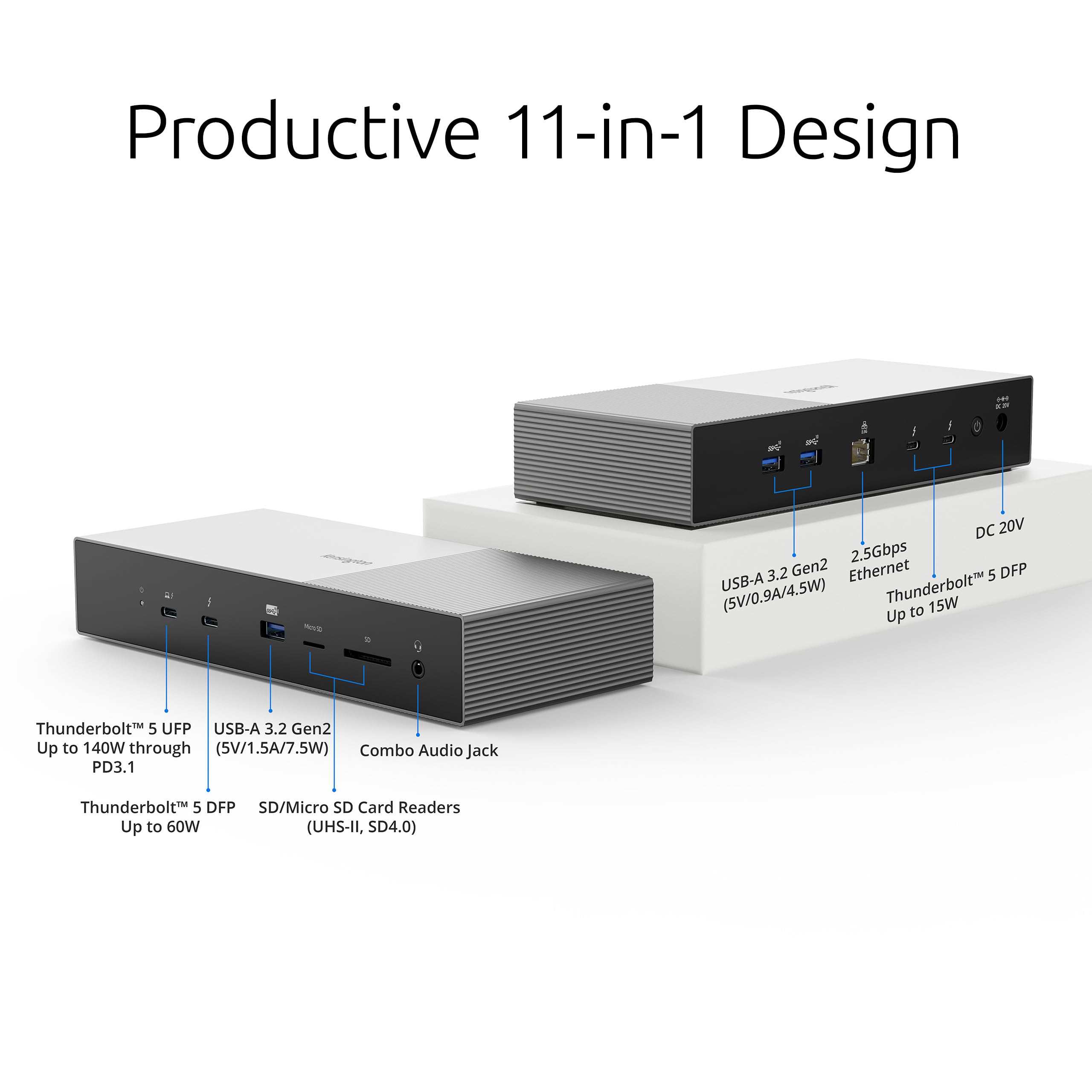 Amazon.co.jp: Kensington SD5000T5 Thunderbolt 5 ドッキング