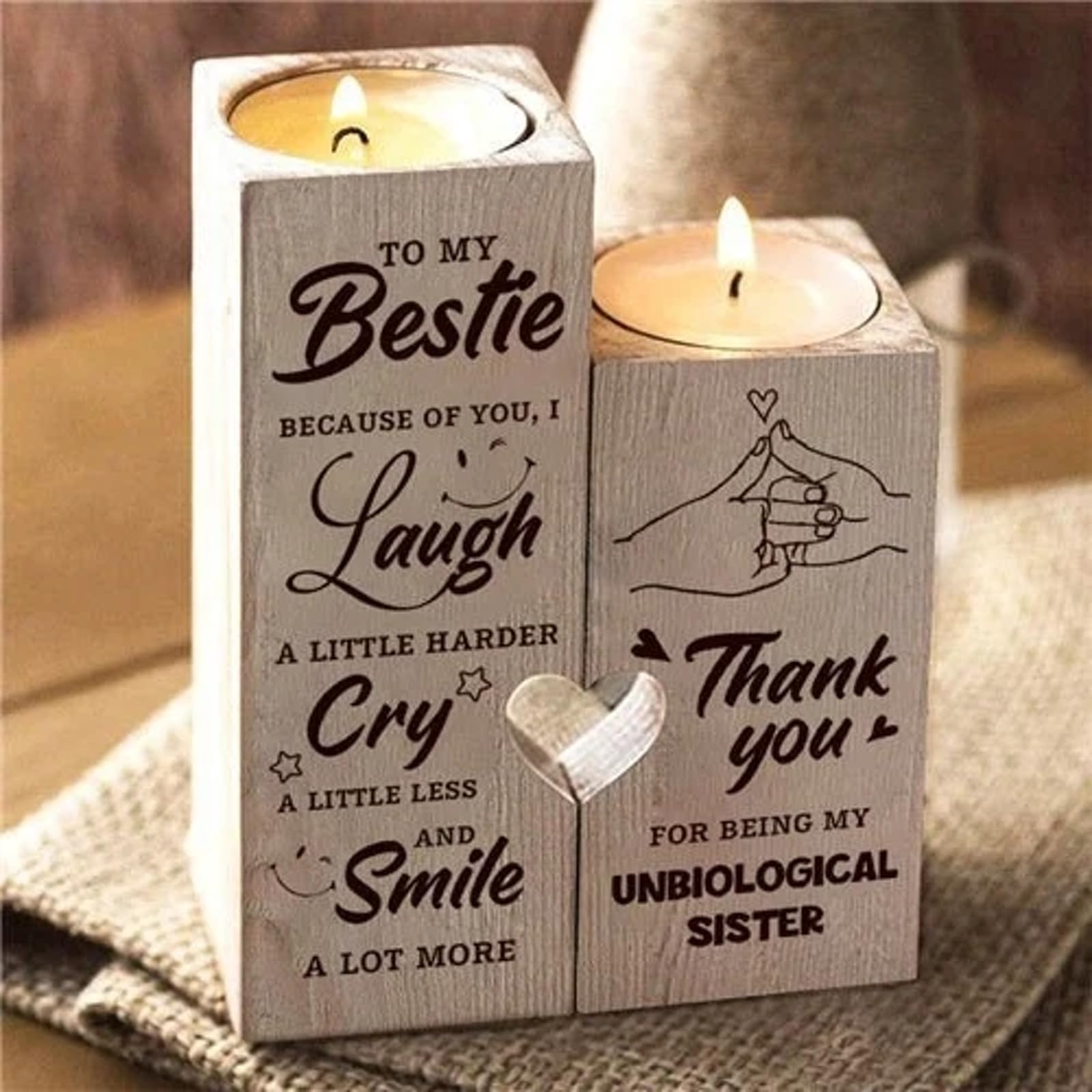Bobbird Smile A Lot More - Candle Holder with Charming Design