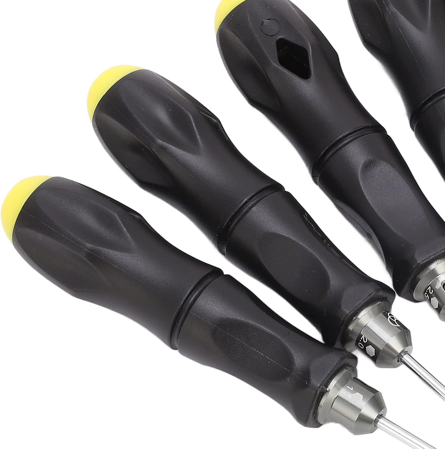 6 - Piece RC Repair Tool Set, High Hardness Steel RC Screwdriver Kit with Nonslip Handle for RC Cars Helicopters Drones Boats, Hex Cross Socket Bits for Model Airplane