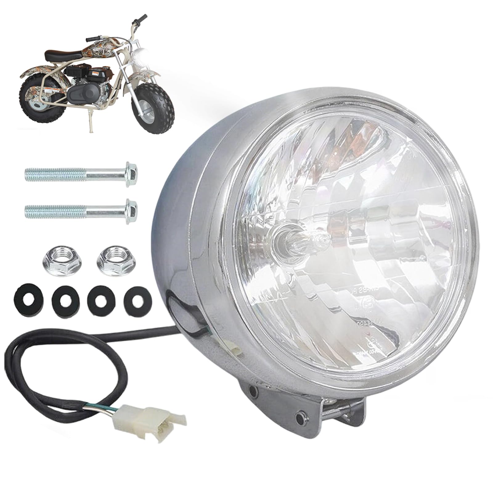 Amazon.com: Chikia CT200U Headlight Front Light Bulb Compatible