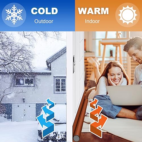 Miniatura 10 de Tope de corrientes de aire, ajustable de 37 pulgadas, bloqueador de corrientes de aire debajo de la puerta, a prueba de sonido, para la parte