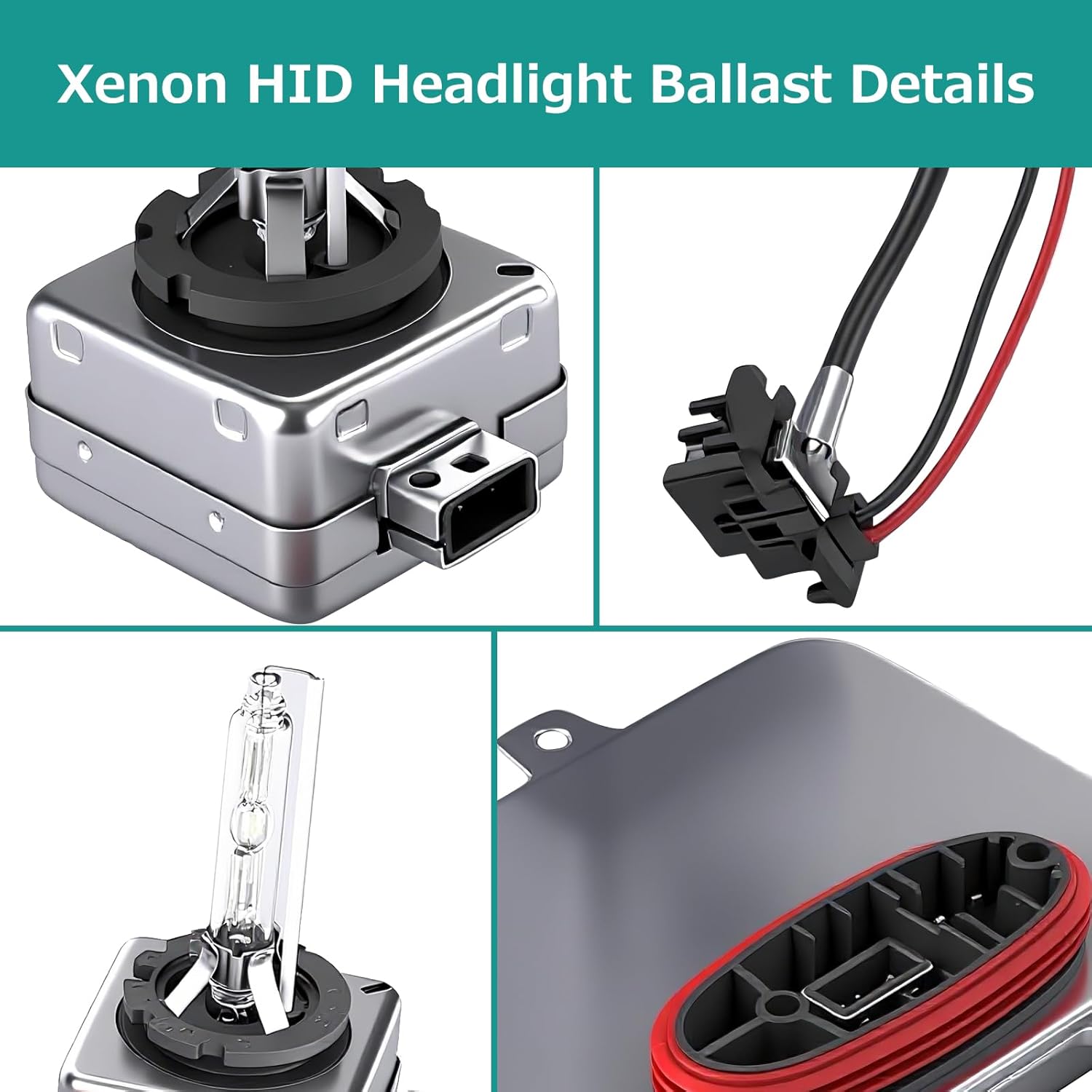 Headlight Ballast Control Module for BMW 5 Series & Cadillac Escalade 2006-2014 2013 2012 2011 2010 2009 2008 2007 for 5DV00900000,5DV 009 000-00,15782392,12767670 Plug & Play Replacement