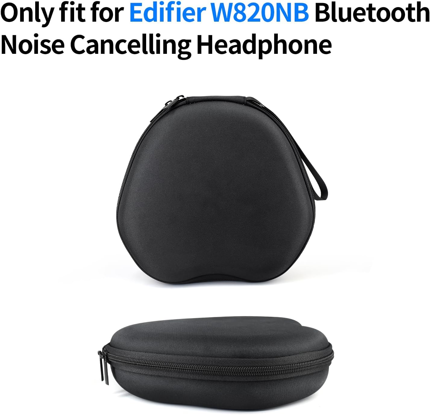 Headphone Case for Edifier W820NB Bluetooth Noise Cancelling Headphone, Headphone Bag Compatible with EDIFIER Free Pro, Mesh Bag for USB Cables, Chargers and Other Accessories, Headset Case Travel Bag - Image 2