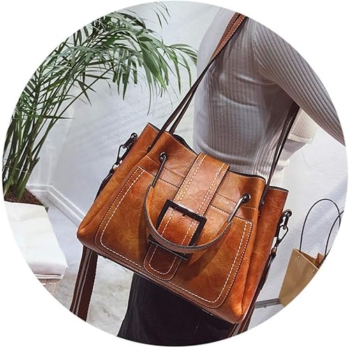 Miniatura 4 de Bolso de mano para mujer de gran capacidad, bolso de mano de piel sintética, bolso de hombro cruzado