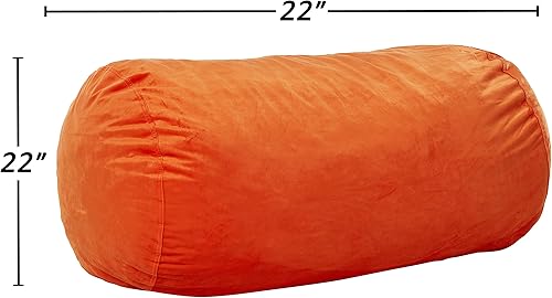 Miniatura 76 de Chill Sack Silla de puf, tumbona de 6 pies, microgamuza azul marino - solo funda Microsuede,Microsuede - Negro - Solo funda,Microsuede - Camel -