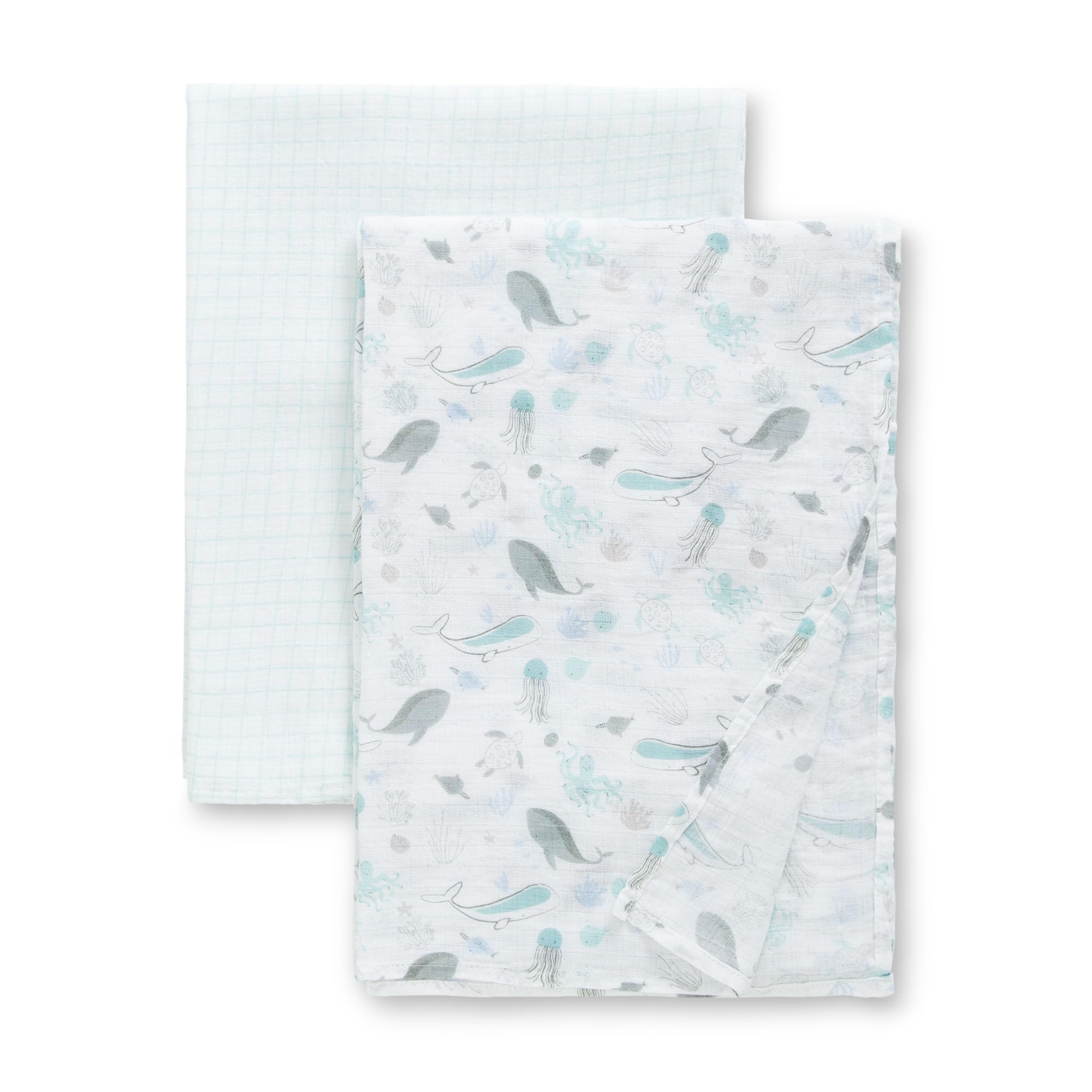 Organic Baby Blankets - GOTS Certified (2 Pack) -28