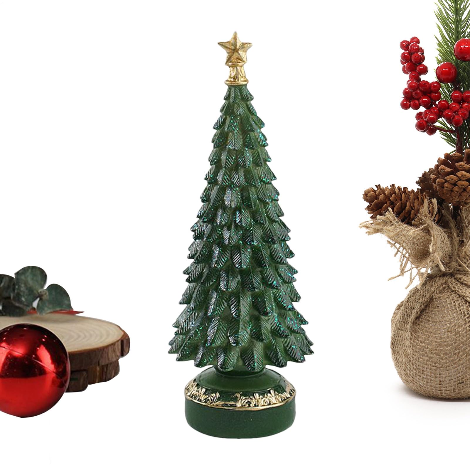 Sapin de Noël en résine à offrir en cadeau de collection pour les fêtes